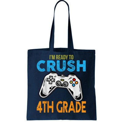 Im Ready To Crush 4th Grade Video Game Back To School Tote Bag