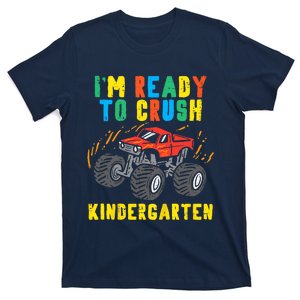  Im Ready To Crush Kindergarten Monster Truck First Day Boy T-Shirt