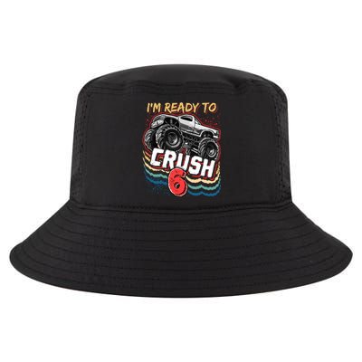 IM Ready To Crush 6 Monster Truck 6th Birthday Gift Boy Cool Comfort Performance Bucket Hat