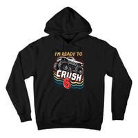 IM Ready To Crush 6 Monster Truck 6th Birthday Gift Boy Tall Hoodie