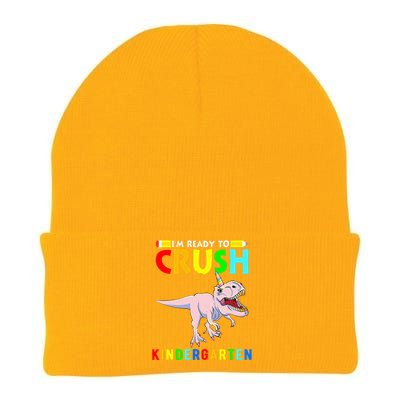 Im Ready To Crush Kindergarten Unicorn Dinosaur Knit Cap Winter Beanie