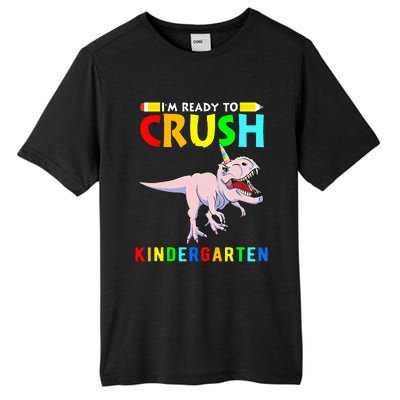 Im Ready To Crush Kindergarten Unicorn Dinosaur Tall Fusion ChromaSoft Performance T-Shirt