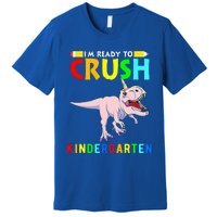 Im Ready To Crush Kindergarten Unicorn Dinosaur Premium T-Shirt