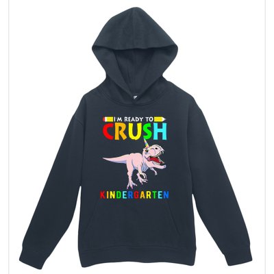 Im Ready To Crush Kindergarten Unicorn Dinosaur Urban Pullover Hoodie