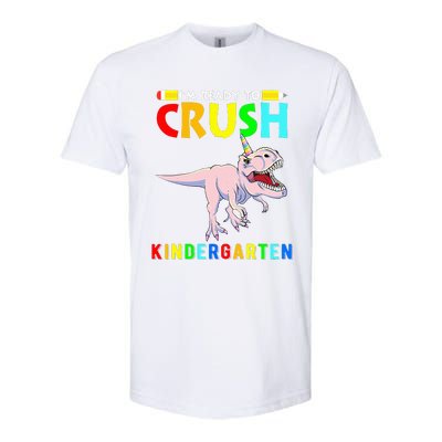 Im Ready To Crush Kindergarten Unicorn Dinosaur Softstyle CVC T-Shirt