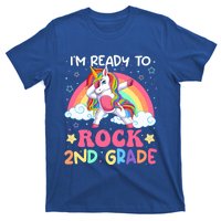 Im Ready To Rock 2Nd Grade Unicorn Dabbing Second Grade Gift T-Shirt