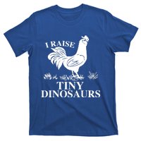 I Raise Tiny Dinosaurs Vintage Retro 70s Chicken Silhouette Gift T-Shirt