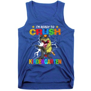 I'm Ready To Crush Kindergarten Dinosaur Back To School Gift Tank Top