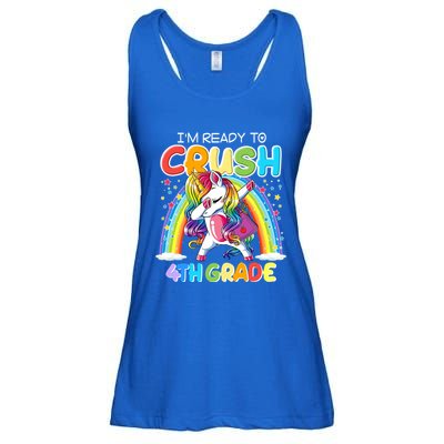 Im Ready To Crush 4Th Grade Unicorn Back To School Gift Funny Gift Ladies Essential Flowy Tank