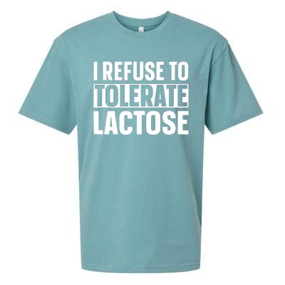 I Refuse To Tolerate Lactose Sueded Cloud Jersey T-Shirt