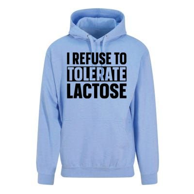 I Refuse To Tolerate Lactose Unisex Surf Hoodie