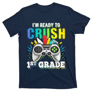 Im Ready To Crush 1st Grade Back To School Video Game Boy T-Shirt