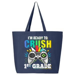 Im Ready To Crush 1st Grade Back To School Video Game Boy 25L Jumbo Tote