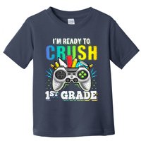 Im Ready To Crush 1st Grade Back To School Video Game Boy Toddler T-Shirt