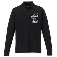 I React To Videos So IM A Big Deal Performance Long Sleeve Polo