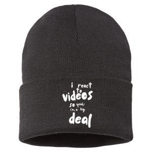 I React To Videos So IM A Big Deal Sustainable Knit Beanie