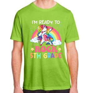 Im Ready To Rock 5Th Grade Unicorn 100 Days Of Fifth Grade Great Gift Adult ChromaSoft Performance T-Shirt