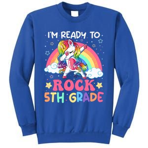 Im Ready To Rock 5Th Grade Unicorn 100 Days Of Fifth Grade Great Gift Sweatshirt