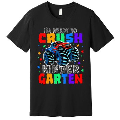 I'm Ready to Crush Kindergarten Monster Truck Premium T-Shirt