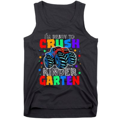 I'm Ready to Crush Kindergarten Monster Truck Tank Top