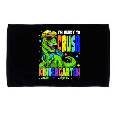 I'm Ready to Crush Kindergarten Dinosaur 1st Day of School Microfiber Hand Towel