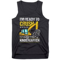 I'm Ready To Crush Kindergarten Construction Vehicle Tank Top