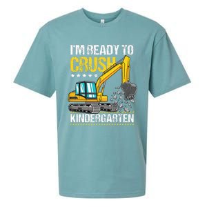 I'm Ready To Crush Kindergarten Construction Vehicle Sueded Cloud Jersey T-Shirt