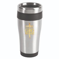 IVe Read The Final Chapter God Wins Christian Faith Cross 16oz Travel Tumbler