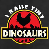 I Raise Tiny Dinosaurs Chicken Lover Adult Drive Performance Visor