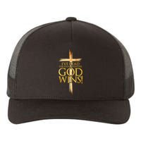 IVe Read The Final Chapter God Wins Christian Faith Cross Yupoong Adult 5-Panel Trucker Hat