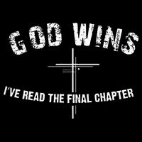 I've Read The Final Chapter God Wins Drawstring Bag