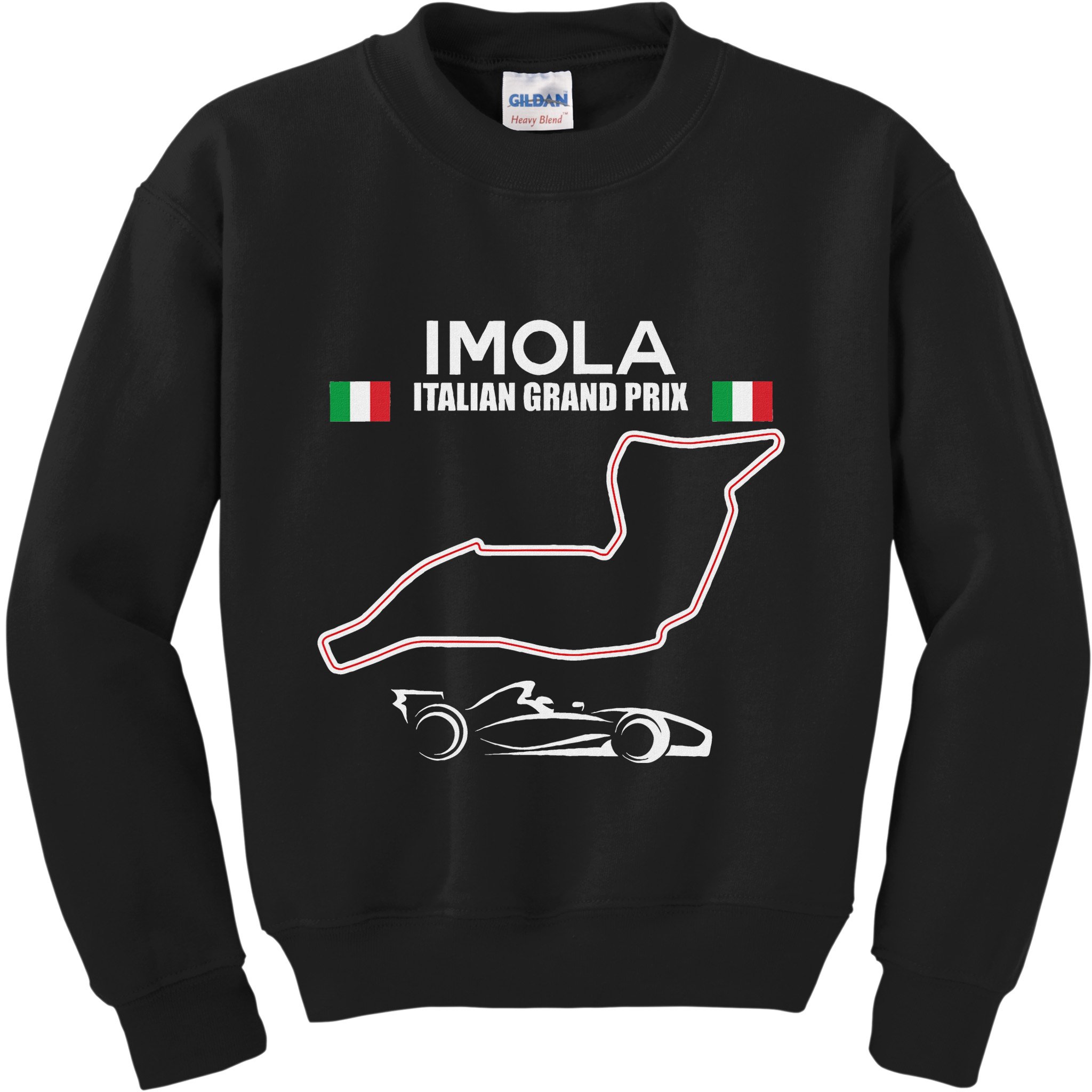 Imola Race Track Formula Racing Car Italian Kids Sweatshirt