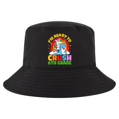 Im Ready To Crush 6Th Grade Unicorn Narwhal Back To School Gift Cool Comfort Performance Bucket Hat