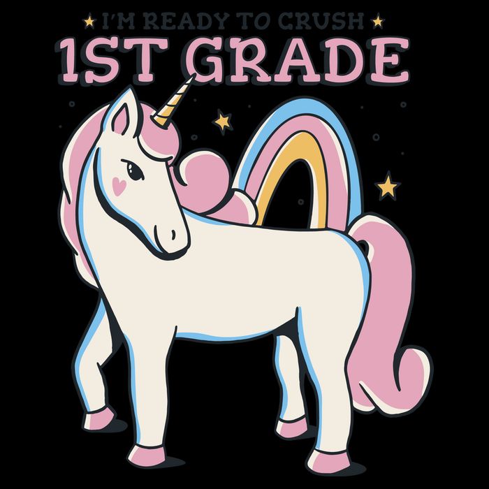 I'm Ready To Crush 1st Grade Rainbow Unicorn Backpack