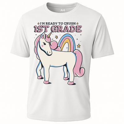 I'm Ready To Crush 1st Grade Rainbow Unicorn Performance Shirt