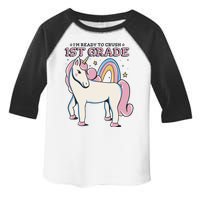 I'm Ready To Crush 1st Grade Rainbow Unicorn Toddler Fine Jersey T-Shirt