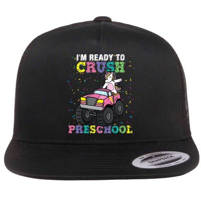 I'm Ready To Crush Preschool Unicorn Monster Truck Flatbill Hat