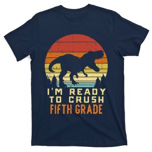 Im Ready To Crush 5th Fifth Grade Dinosaur Back School Boy T-Shirt