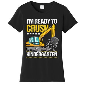 I'm Ready To Crush Kindergarten Construction Vehicle Boy Women's T-Shirt