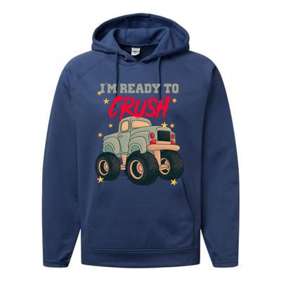 Im Ready To Crush First Day Of School Performance Fleece Hoodie