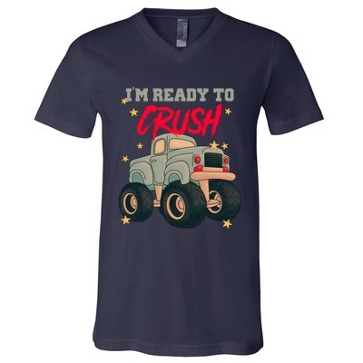 Im Ready To Crush First Day Of School V-Neck T-Shirt