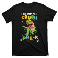 Im Ready To Crush Pre K T Rex Dinosaur Back To School Boy T-Shirt