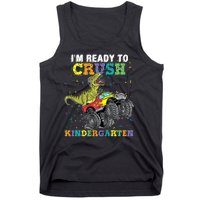 I'm Ready To Crush Kindergarten Monster Truck Dinosaur Tank Top