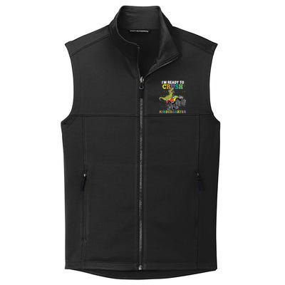 I'm Ready To Crush Kindergarten Monster Truck Dinosaur Collective Smooth Fleece Vest