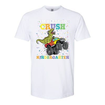 I'm Ready To Crush Kindergarten Monster Truck Dinosaur Softstyle CVC T-Shirt