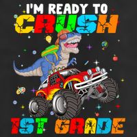 I'm Ready To Crush 1st Grade Adult Drive Performance Visor