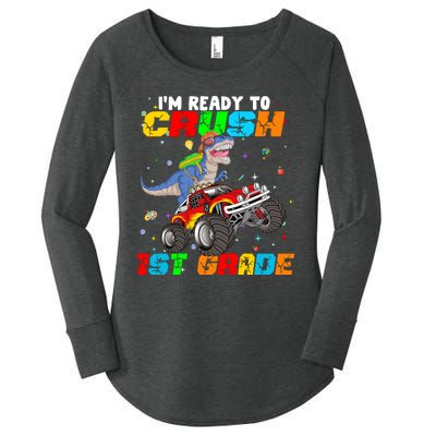 I'm Ready To Crush 1st Grade Women's Perfect Tri Tunic Long Sleeve Shirt