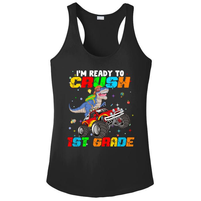 I'm Ready To Crush 1st Grade Ladies PosiCharge Competitor Racerback Tank