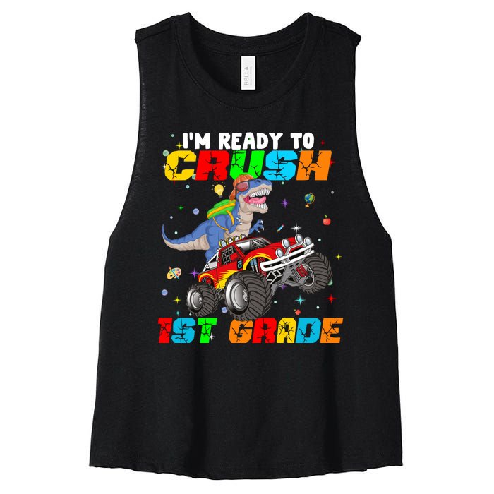 I'm Ready To Crush 1st Grade Women's Racerback Cropped Tank