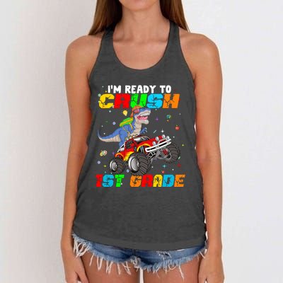 I'm Ready To Crush 1st Grade Women's Knotted Racerback Tank